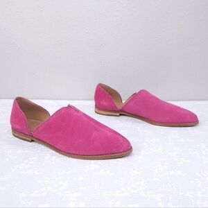 FRYE Fenn D'Orsay Pink Suede Flats